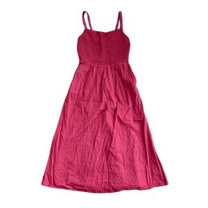 Old Navy Women’s Red Fit & Flare Sleeveless Midi Dress